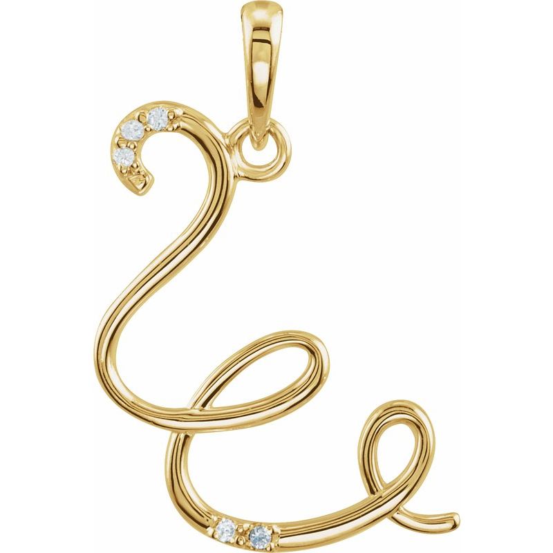 Initial Necklace or Pendant