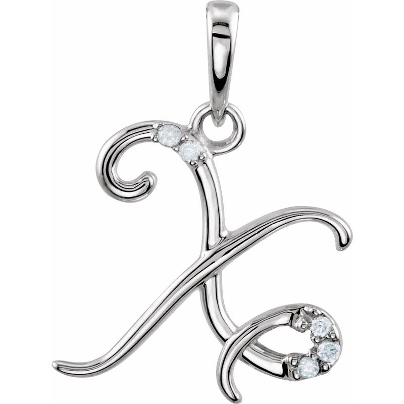 Initial Necklace or Pendant
