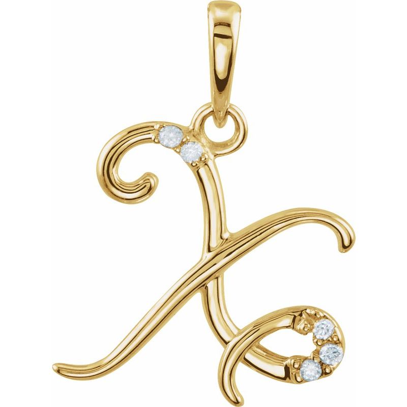 Initial Necklace or Pendant