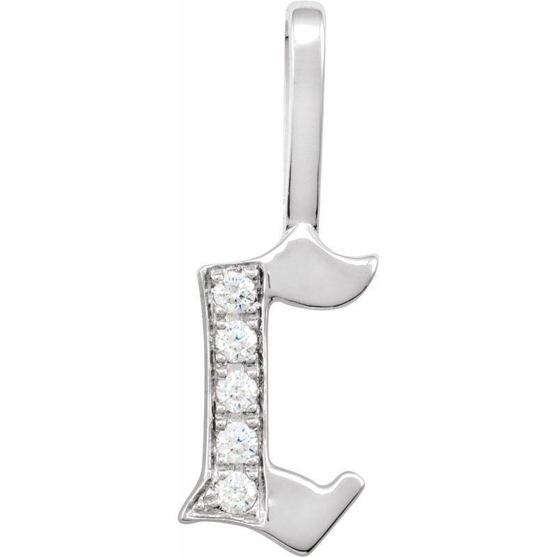 Gothic Initial Charm/Pendant