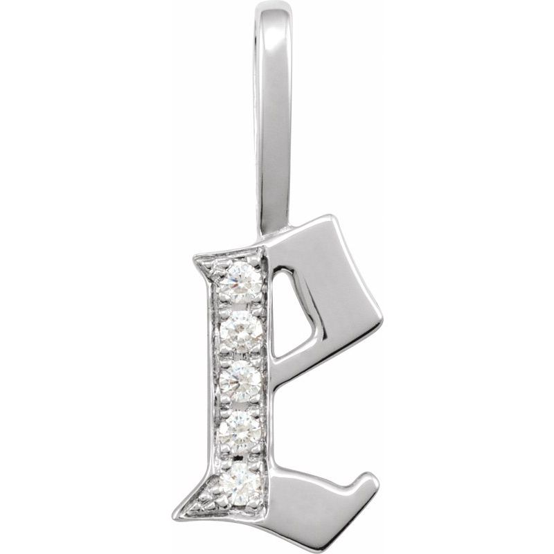 Gothic Initial Charm/Pendant