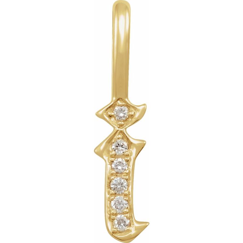 Gothic Initial Charm/Pendant
