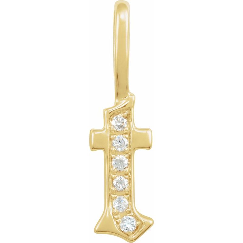 Gothic Initial Charm/Pendant