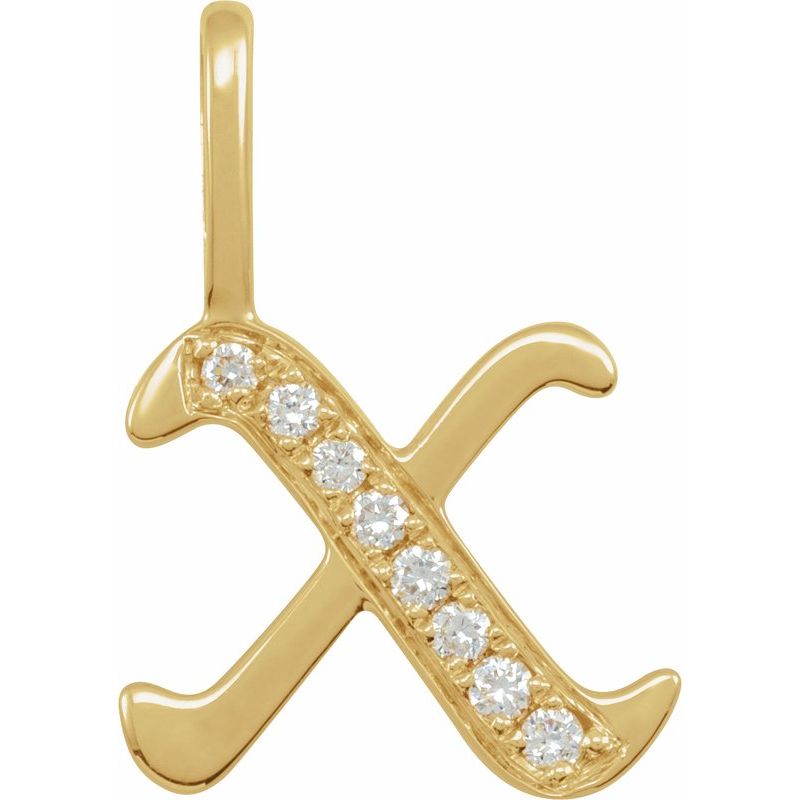 Gothic Initial Charm/Pendant
