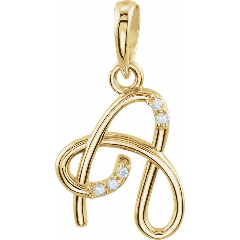 Initial Necklace or Pendant