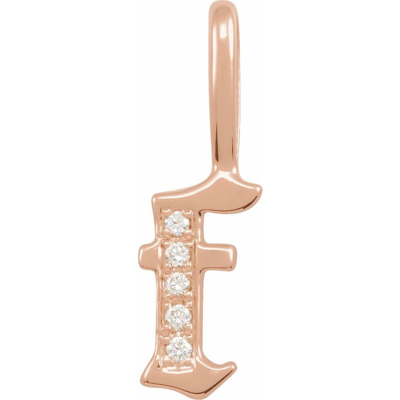 Gothic Initial Charm/Pendant