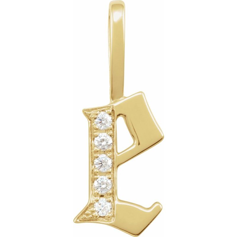 Gothic Initial Charm/Pendant