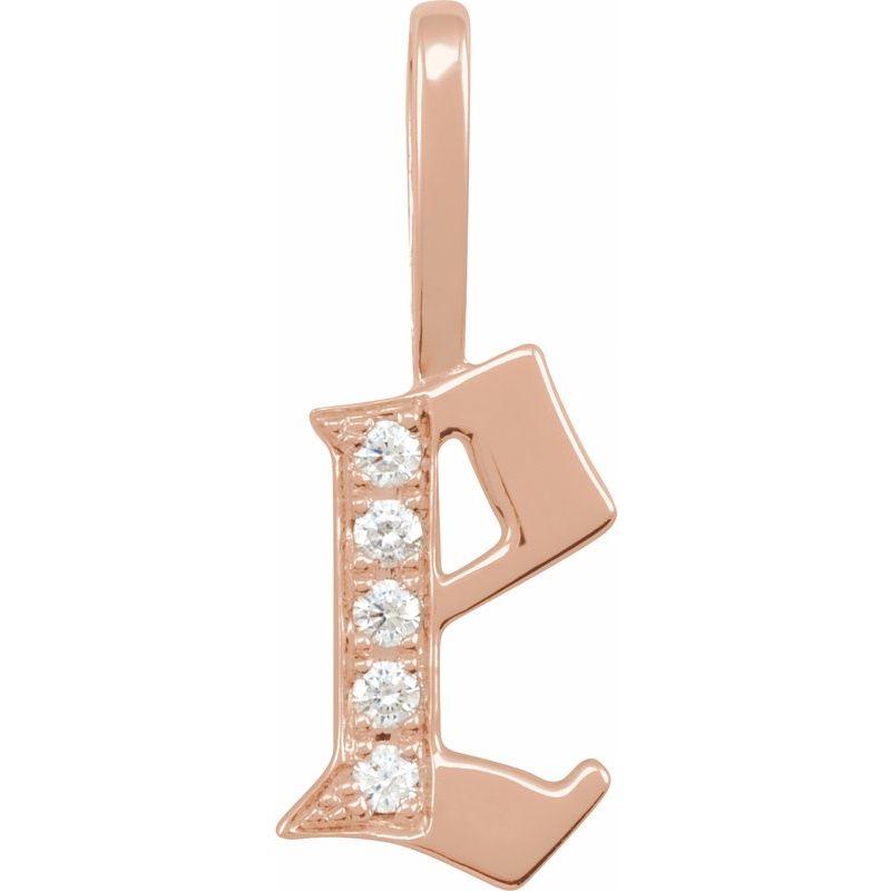 Gothic Initial Charm/Pendant