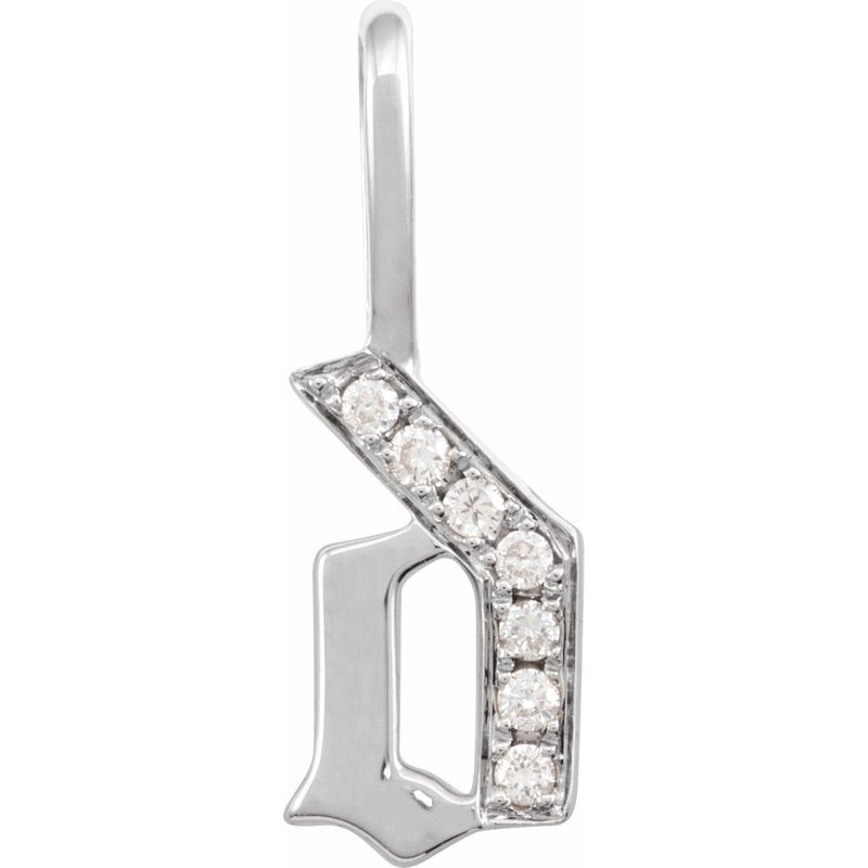 Gothic Initial Charm/Pendant