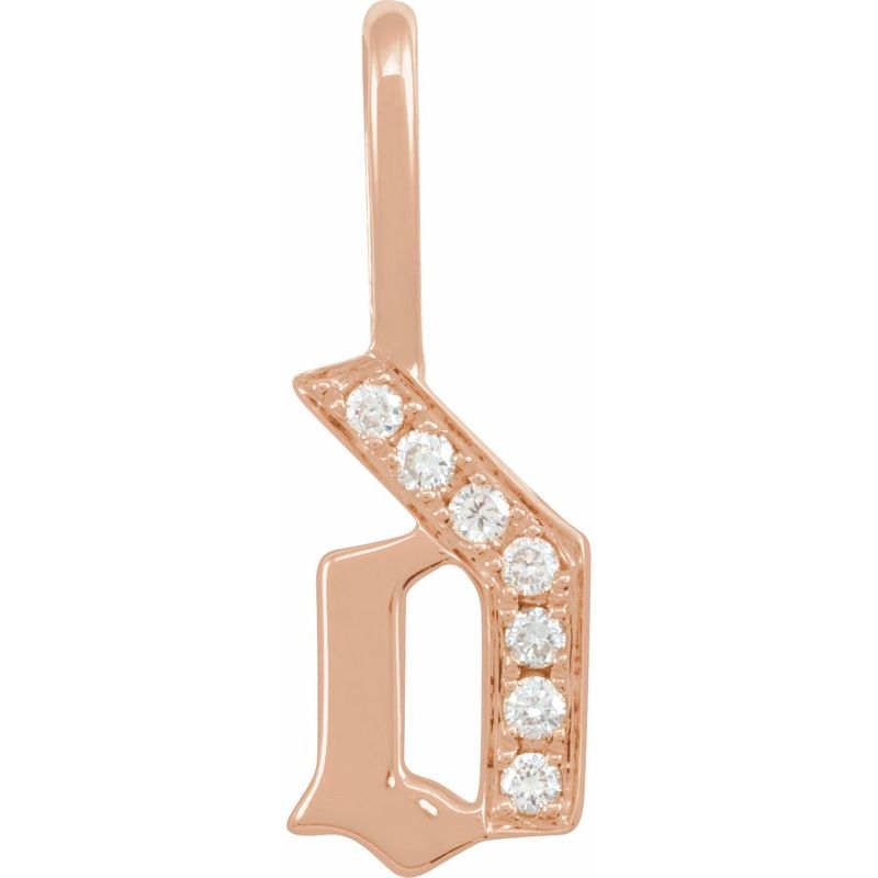 Gothic Initial Charm/Pendant