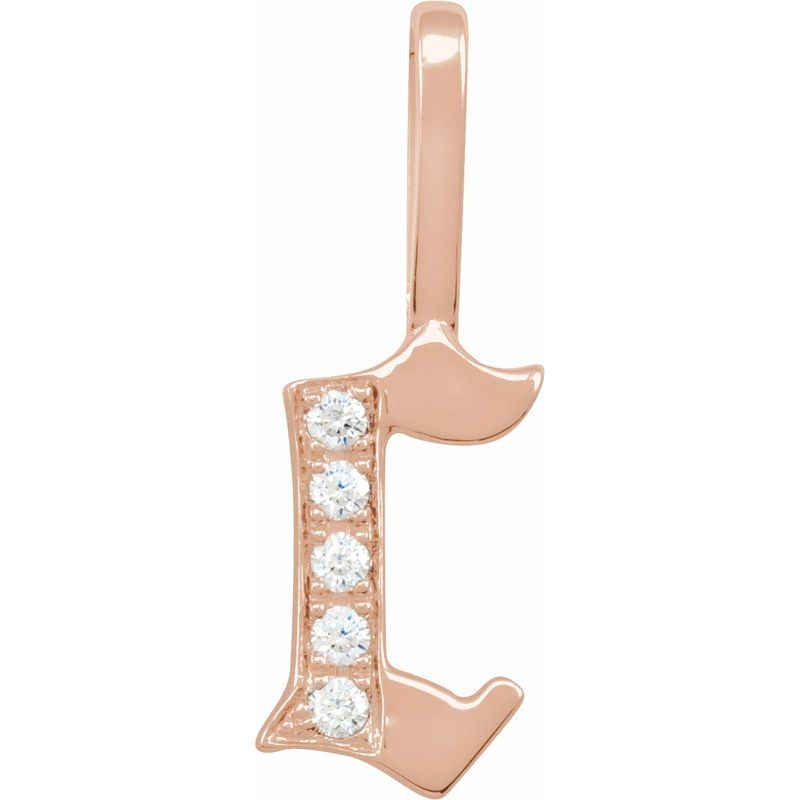 Gothic Initial Charm/Pendant