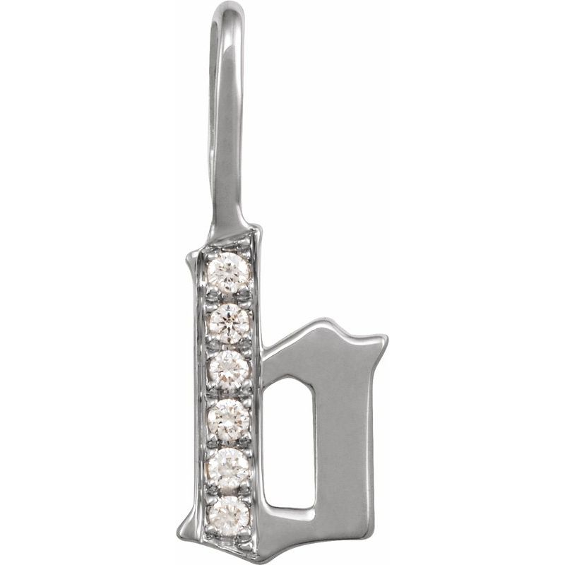 Gothic Initial Charm/Pendant