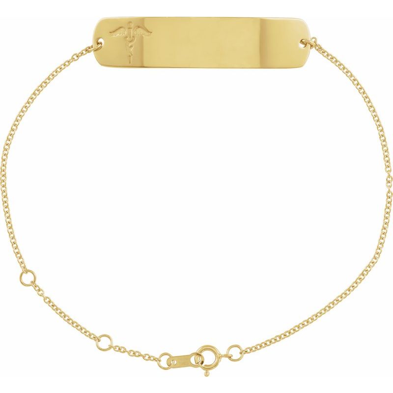Engravable Medical Identification Bracelet