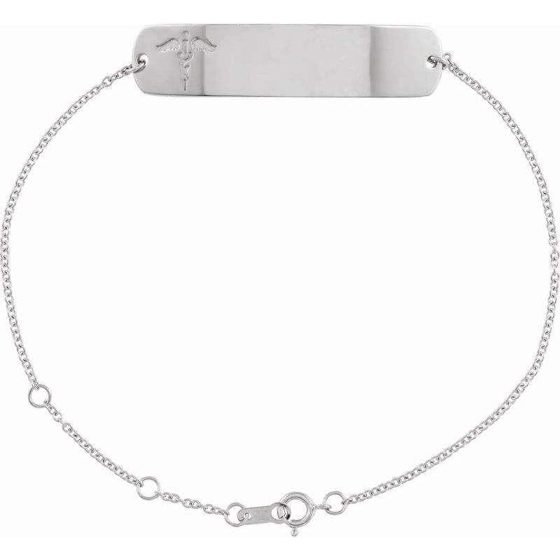 Engravable Medical Identification Bracelet
