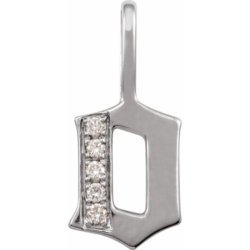 Gothic Initial Charm/Pendant
