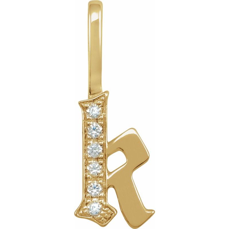 Gothic Initial Charm/Pendant