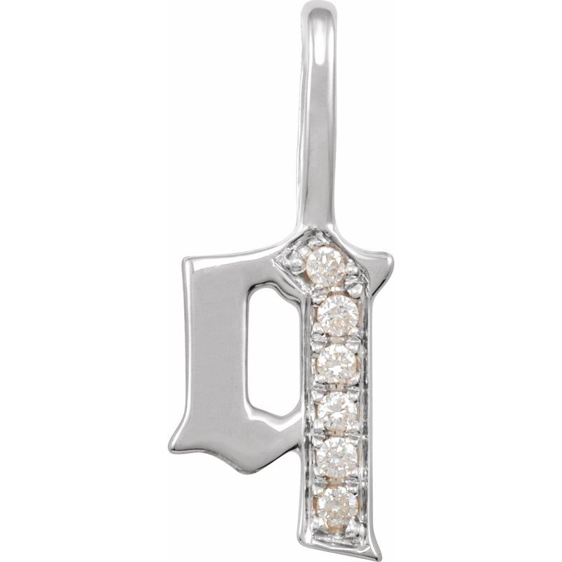 Gothic Initial Charm/Pendant
