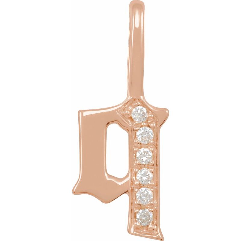 Gothic Initial Charm/Pendant