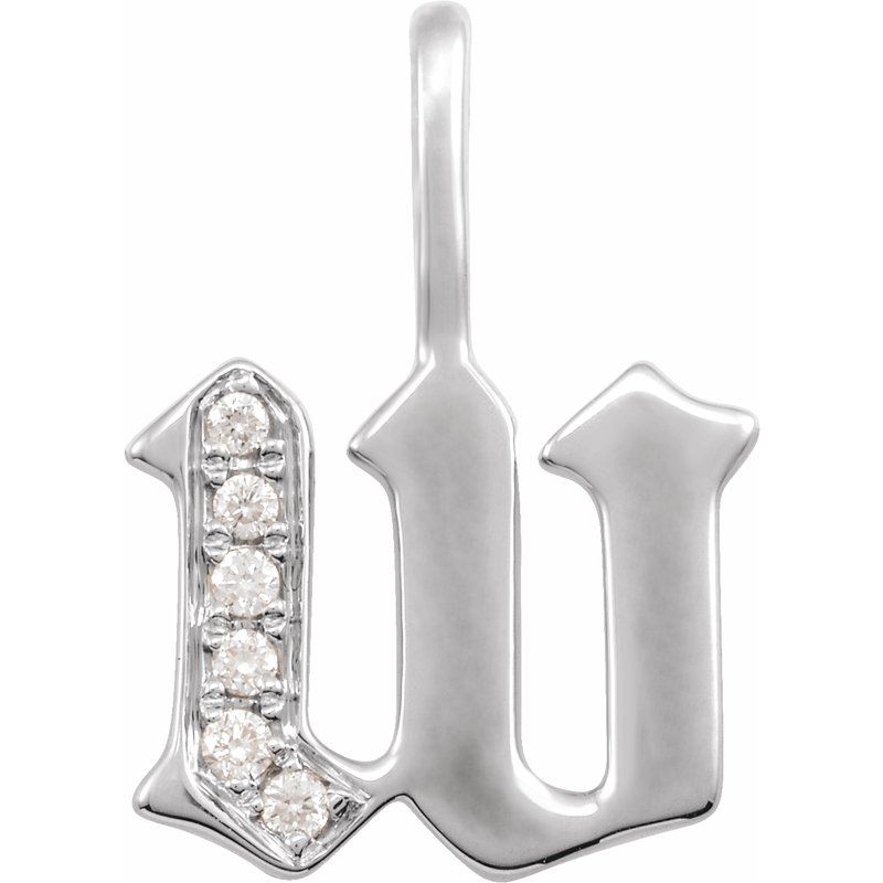 Gothic Initial Charm/Pendant