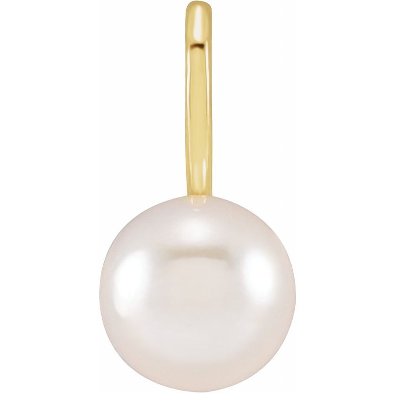 Pearl Solitaire Charm/Pendant