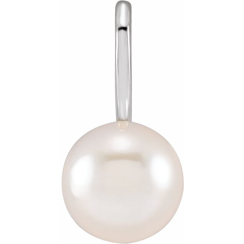 Pearl Solitaire Charm/Pendant