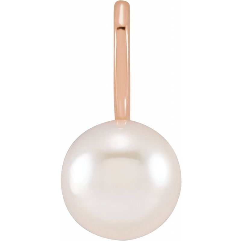 Pearl Solitaire Charm/Pendant