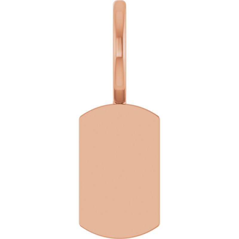 Engravable Dog Tag Charm/Pendant