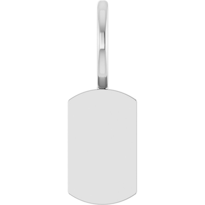 Engravable Dog Tag Charm/Pendant
