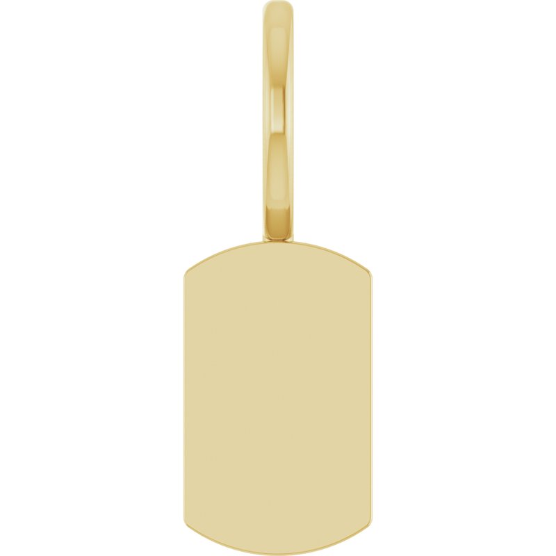 Engravable Dog Tag Charm/Pendant