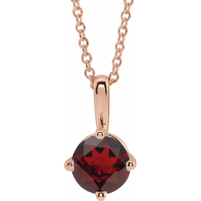 Solitaire Necklace or Pendant — 16-18″