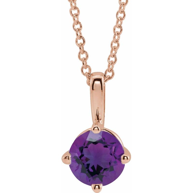 Solitaire Necklace or Pendant — 16-18″
