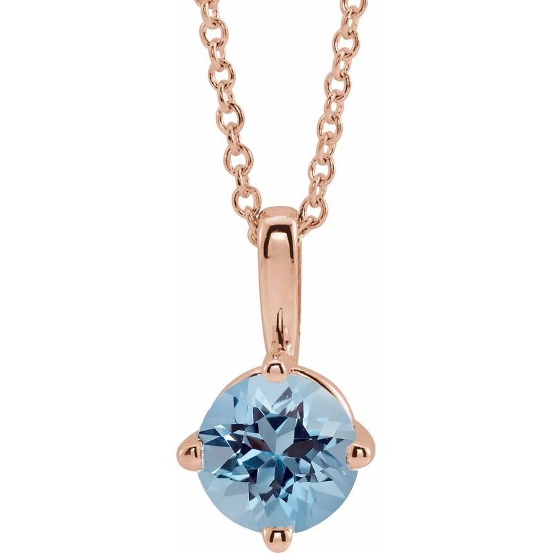 Solitaire Necklace or Pendant — 16-18″