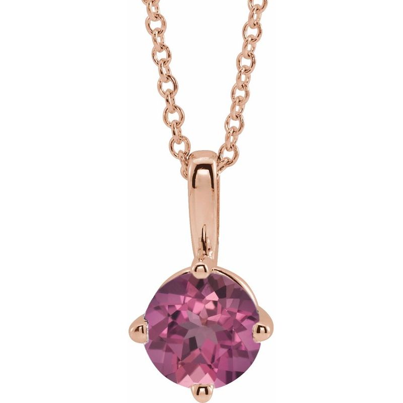 Solitaire Necklace or Pendant — 16-18″