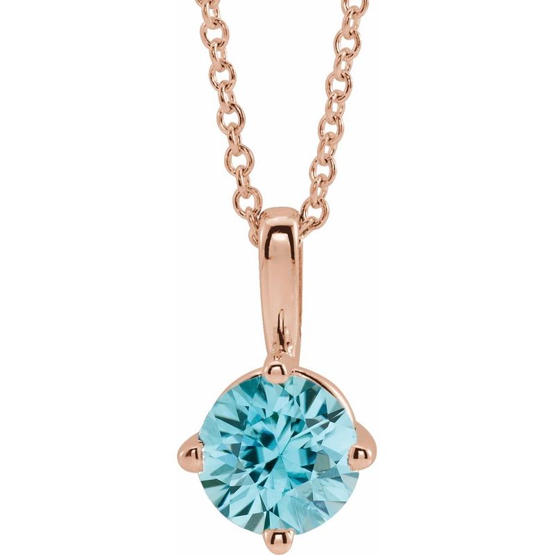 Solitaire Necklace or Pendant — 16-18″