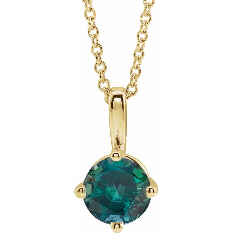 Solitaire Necklace or Pendant — 16-18″