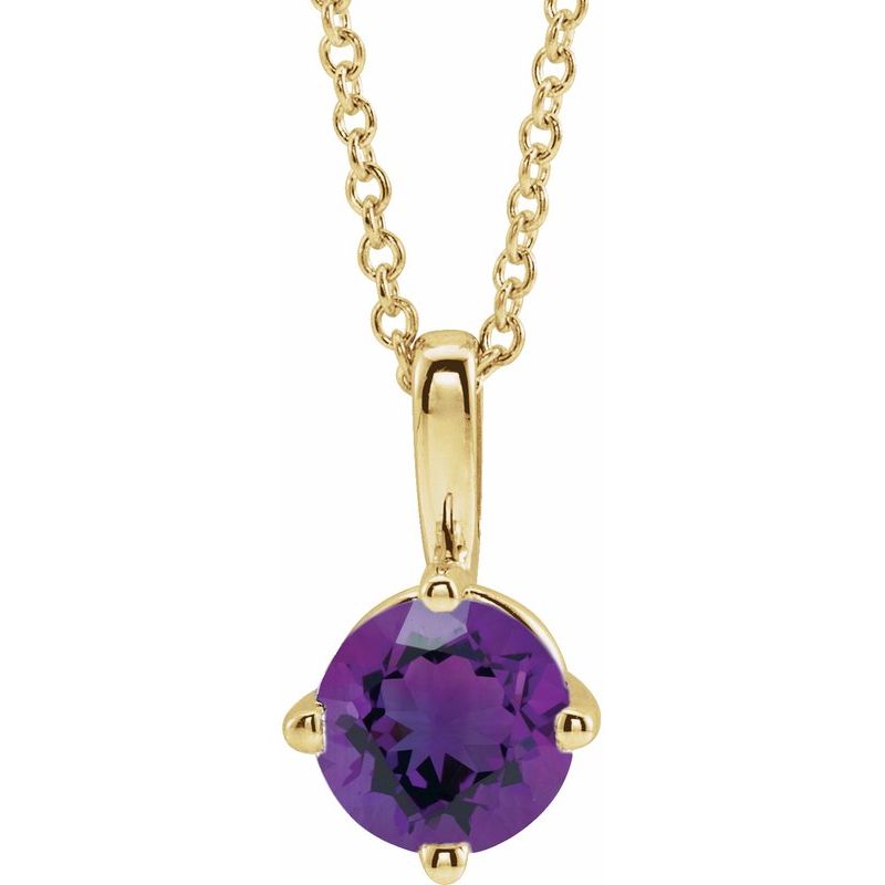 Solitaire Necklace or Pendant — 16-18″