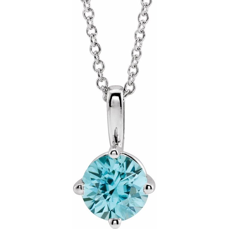 Solitaire Necklace or Pendant — 16-18″