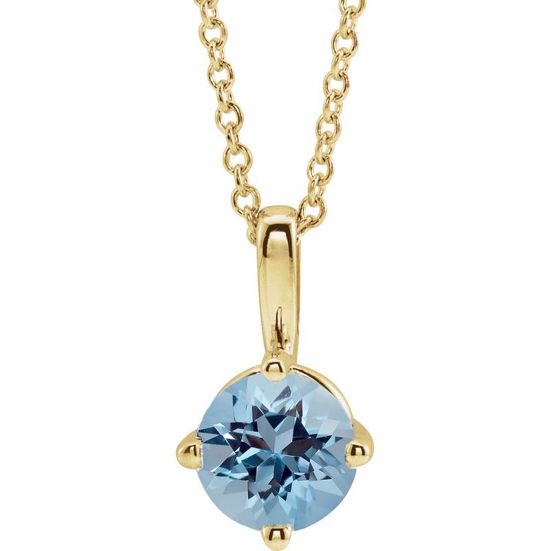 Solitaire Necklace or Pendant — 16-18″