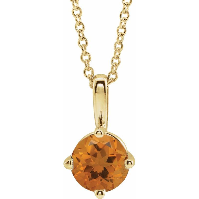 Solitaire Necklace or Pendant — 16-18″