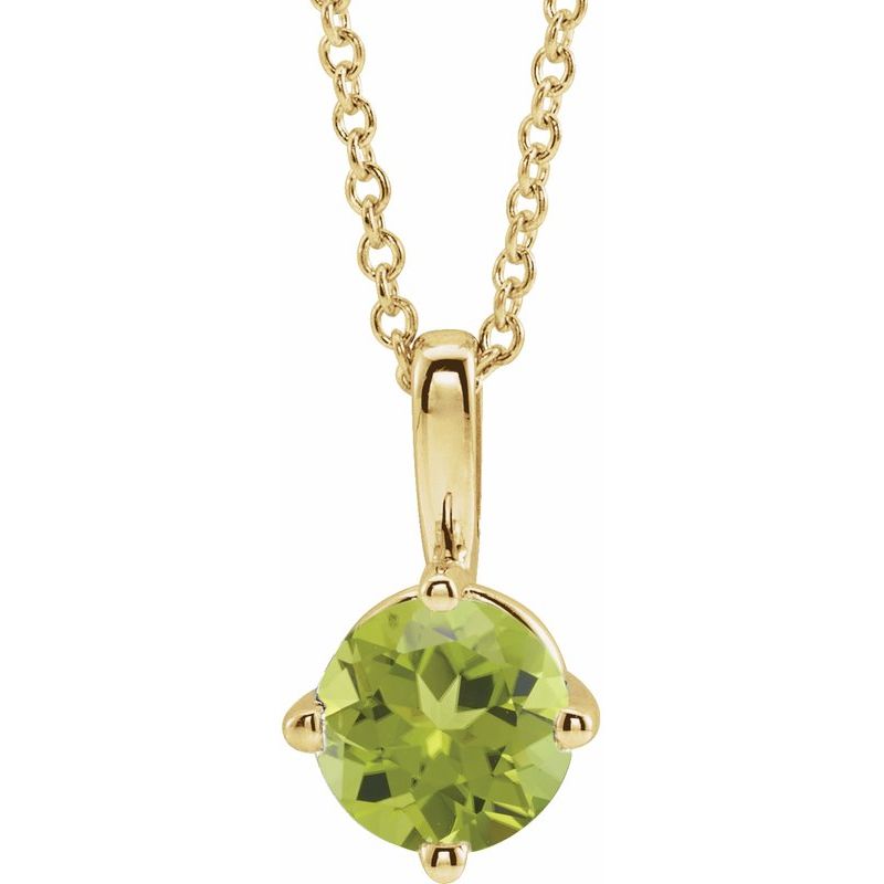 Solitaire Necklace or Pendant — 16-18″