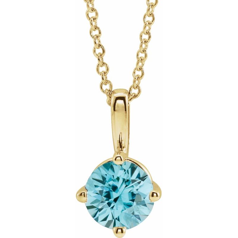 Solitaire Necklace or Pendant — 16-18″