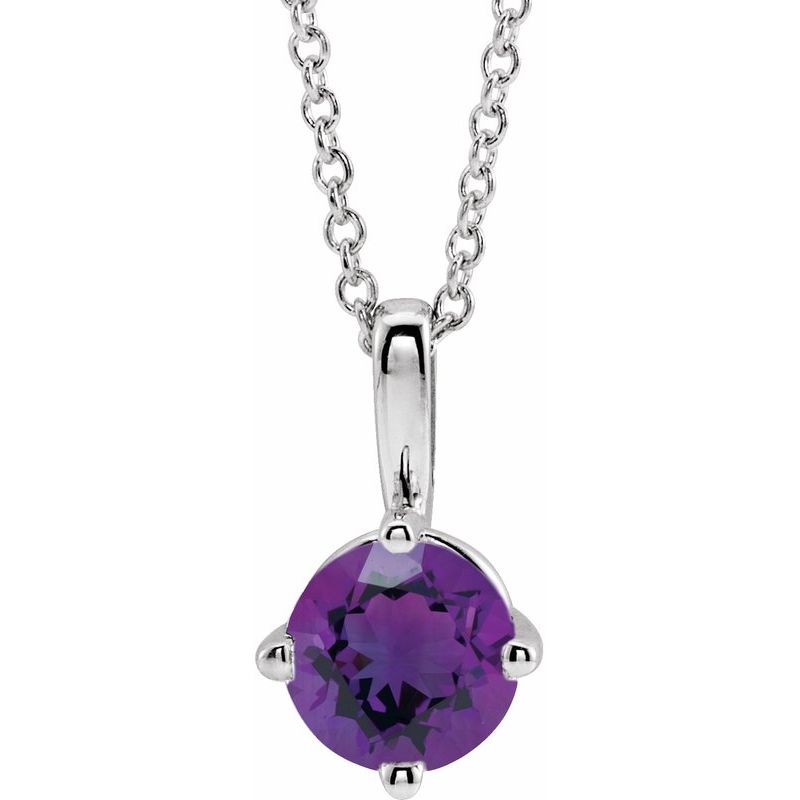 Solitaire Necklace or Pendant — 16-18″
