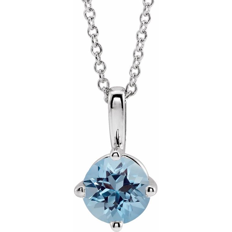 Solitaire Necklace or Pendant — 16-18″