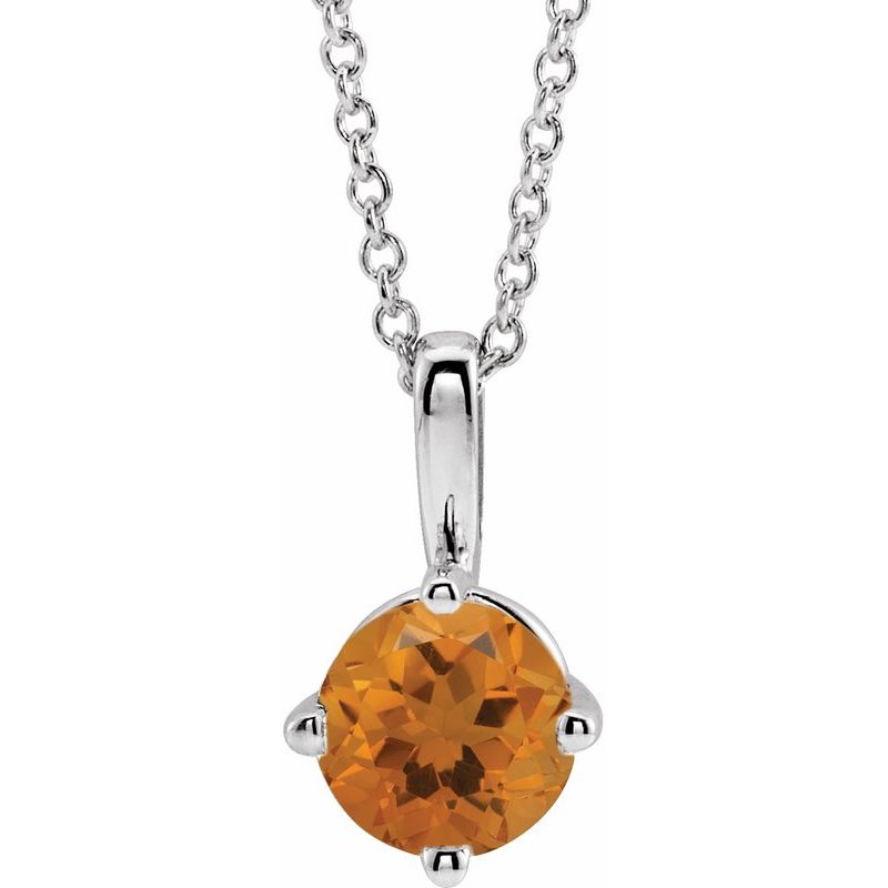 Solitaire Necklace or Pendant — 16-18″