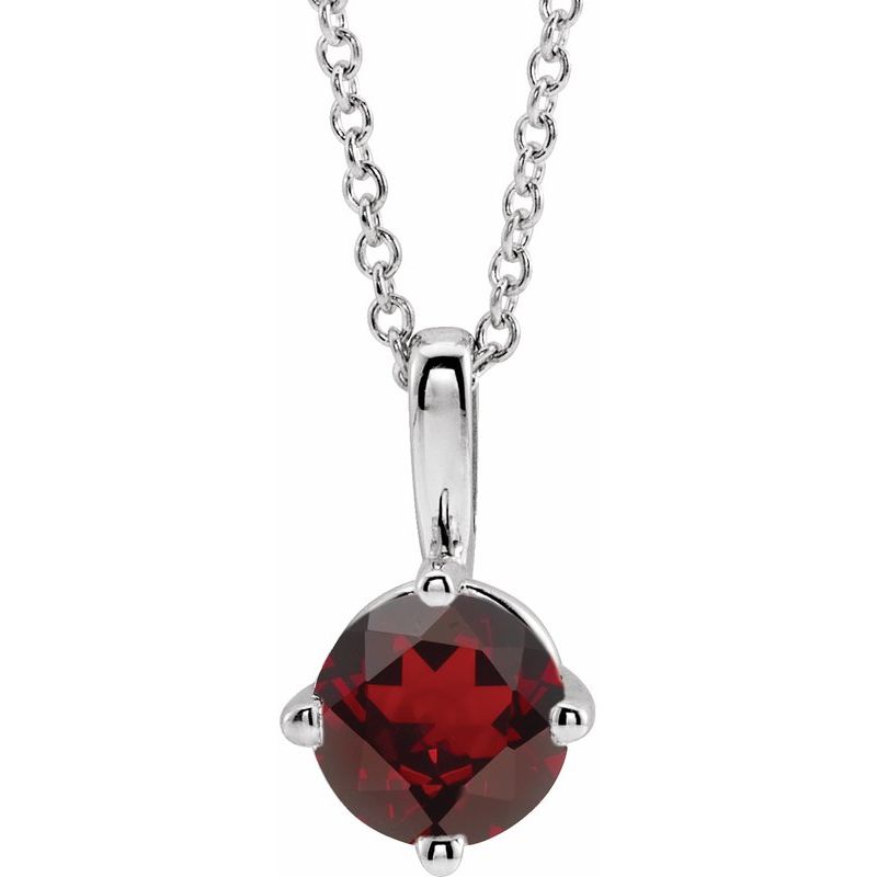 Solitaire Necklace or Pendant — 16-18″