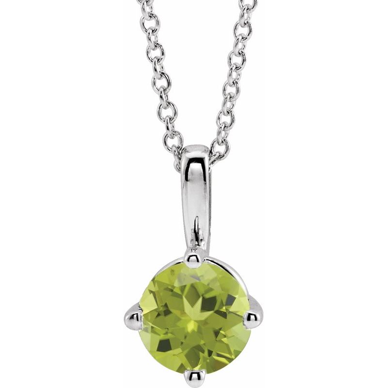 Solitaire Necklace or Pendant — 16-18″