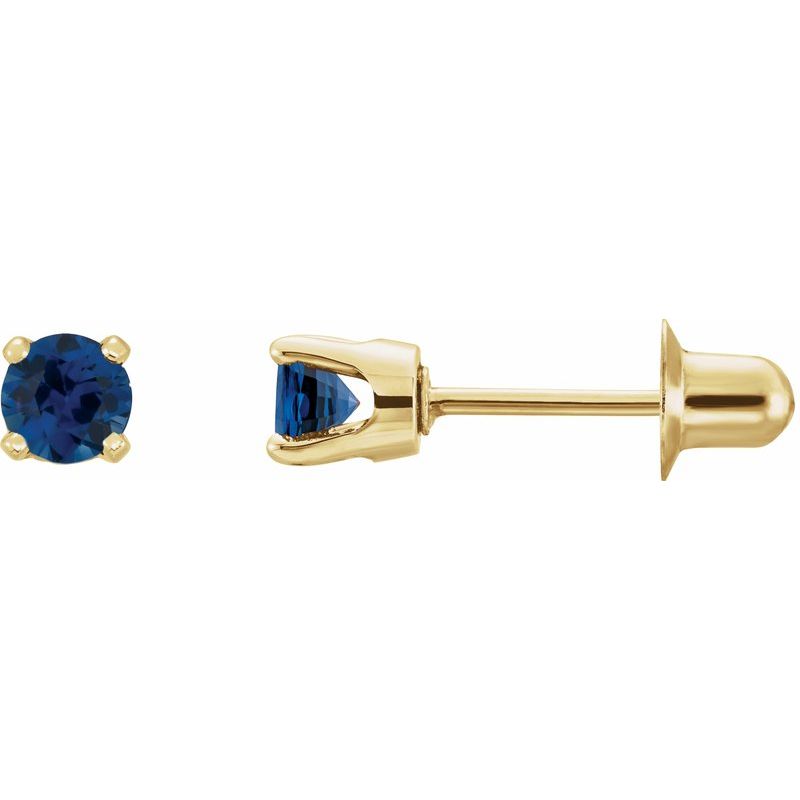 Round 4-Prong Stud Earrings No. 3