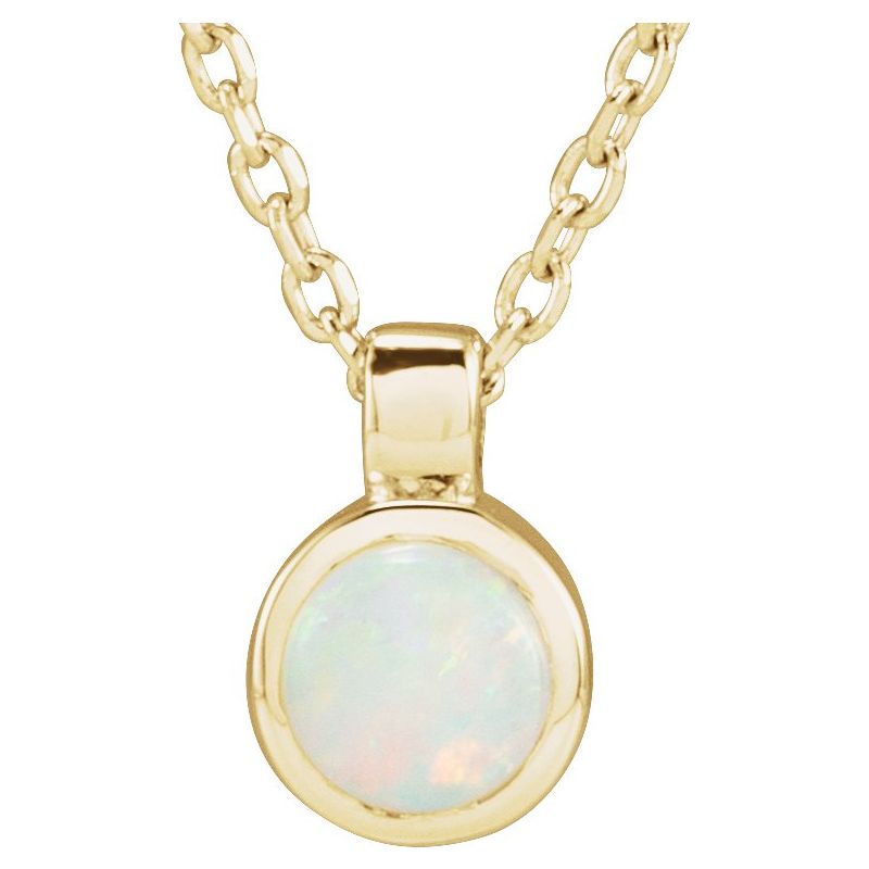 Bezel-Set Necklace or Pendant