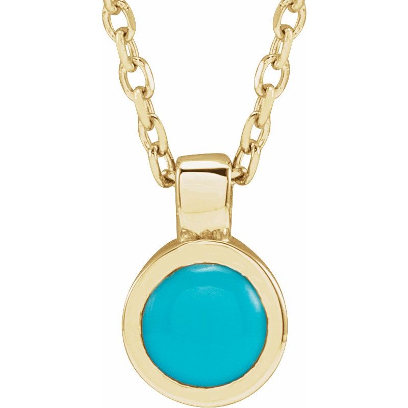 Bezel-Set Necklace or Pendant