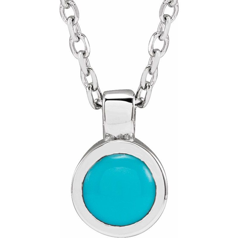 Bezel-Set Necklace or Pendant